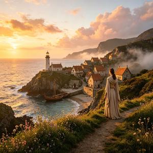 The Cliffside Village by the Golden Sea-3
