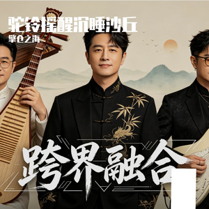 驼铃摇醒沉睡沙丘