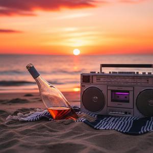 We gaan naar het strand (flesje rose in de hand)