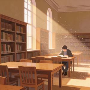 図書館の午後