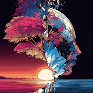 夜空に散る忘れ桜-2