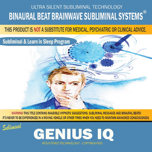 Genius Iq: Combination of Subliminal & Learning While Sleeping Program (Positive Affirmations, Isochronic Tones & Binaural Beats)