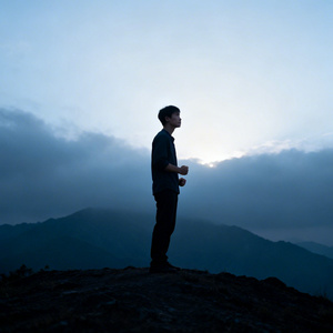 只剩我一人逞强