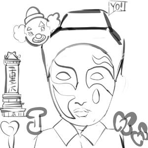 emo男孩听她们说……