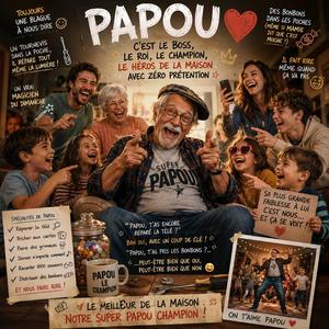Papou c'est le boss