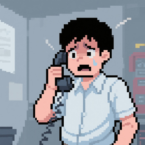 電話するのが怖い。