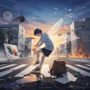 未明の空を縫う透明な翼