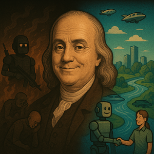 Дядюшка Франклин, машина и человек, речка эй ай