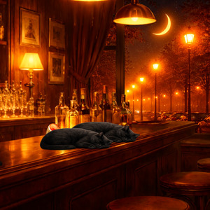 Flickering Hearthside Jazz