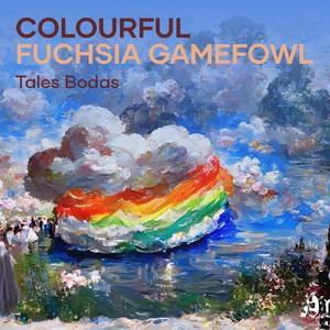 Colourful Fuchsia Gamefowl