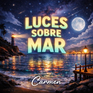 Luces sobre mar