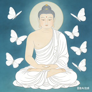 散播慈爱给白蝴蝶