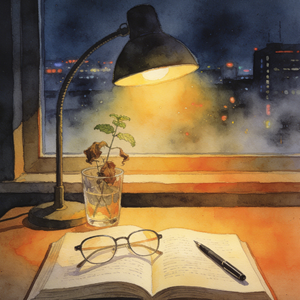 台灯下的迷路者