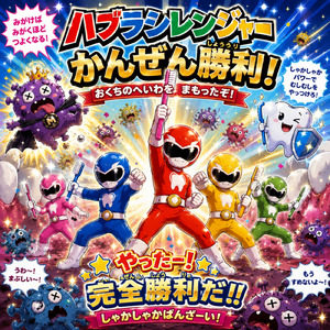 ハブラシレンジャー かんぜんしょうり！