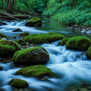 The gentle sound of a stream
