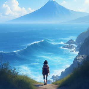 盖亚与夜光 #百万奖金AI创作大赛 主题二