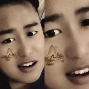 流泪的心中只有痛