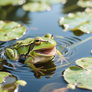 快乐池塘的小青蛙