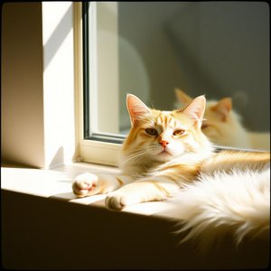 慵懒而美丽的小猫