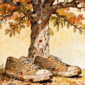 槐树下的旧球鞋