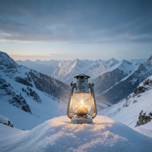 雪落峰顶，灯未熄