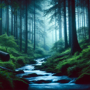 真夜中のささやき水歌