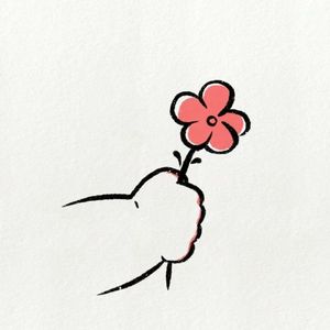 送你一朵小红花