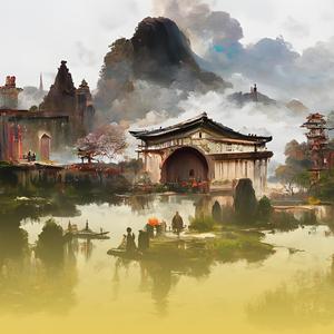 雨の中の彷徨い