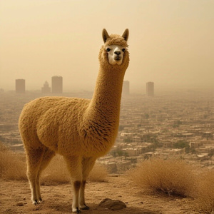 沙尘暴，草泥马