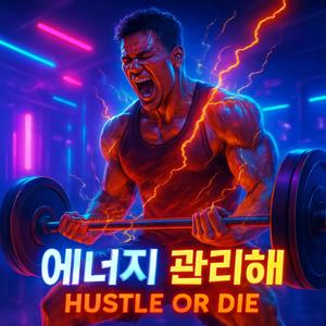 에너지 관리해 Hustle or Die(에너지 관리를 잘 해야만 충분한 에너지로 노력하여 뭐든지 다 해낼 수 있어)
