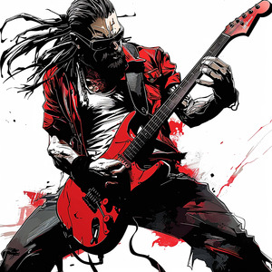 rock electric guitar