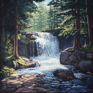 自然白噪音助眠·喘喘河流水声+雨滴声