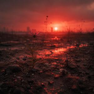 flower in the dirt