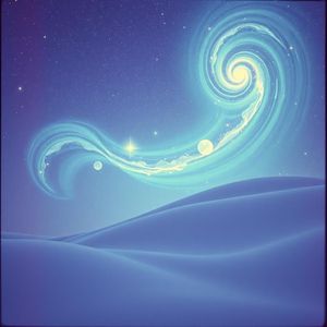 Cosmos flows in your eyes