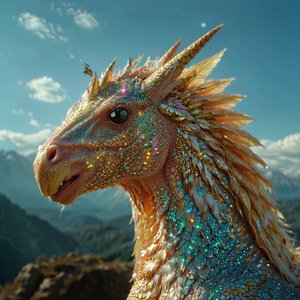 和可爱女友一起给墙壁刷漆