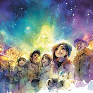 Under Christmas Lights