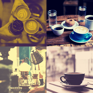 柔和的咖啡馆跳跃时刻