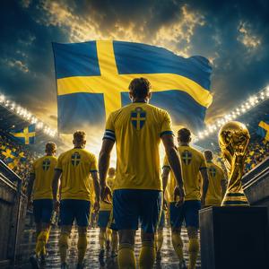 Blågult till VM (Blågult i natten)