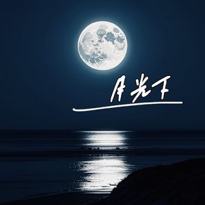 月光下