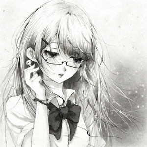 她总是（她的眼神总是带着忧郁）