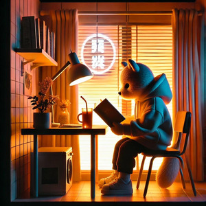 雨上がりの街角にて