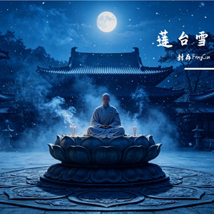莲台雪