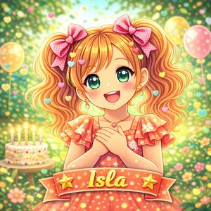 Happy Birthday Isla