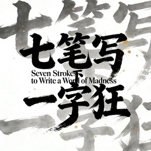 七笔写下一字狂