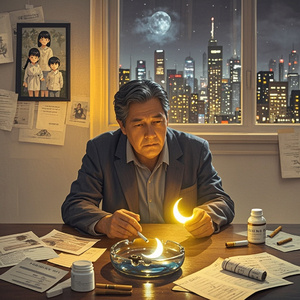 烟灰缸里的月光