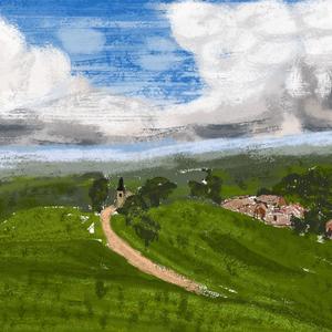 夏末离开你我在江边一个人吹风