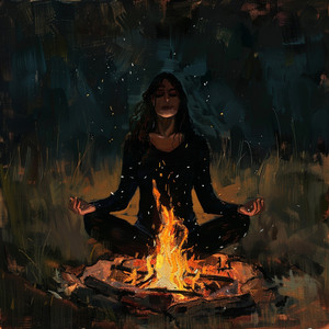 Meditación Calmante De La Llama