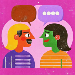 カフェ気分/語り合う