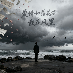 爱情如落花消散在风里