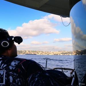 Beam of golden light